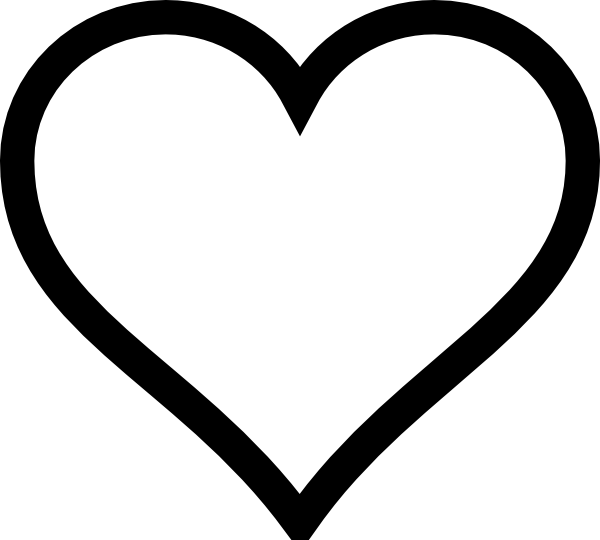 free clipart heart outline - photo #21