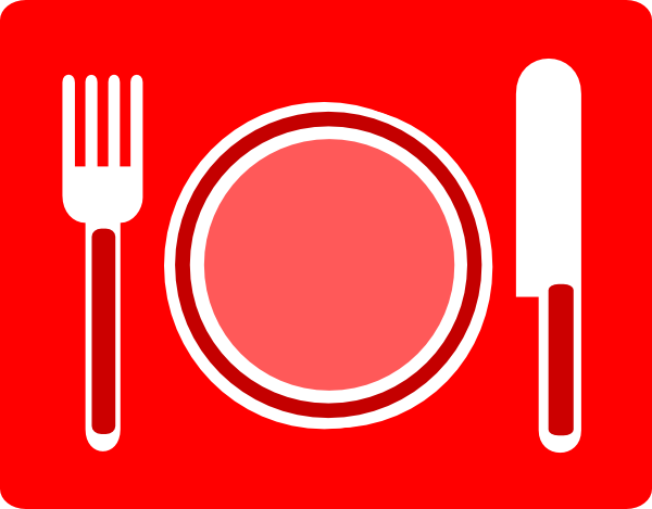 Restaurant Icon Red Clip Art at Clker.com - vector clip art online