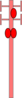 Red Mono Pole Clip Art