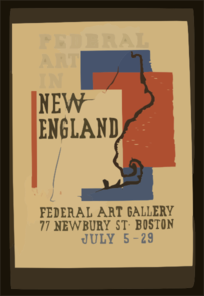 Federal Art In New England Clip Art