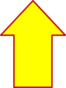 Up Yellow Arrow Clip Art