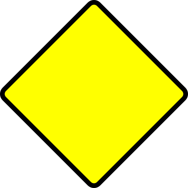 clipart road signs free - photo #3