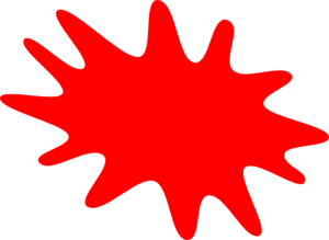 Opførsel Tag det op Kirsebær Red Splat Clip Art at Clker.com - vector clip art online, royalty free &  public domain