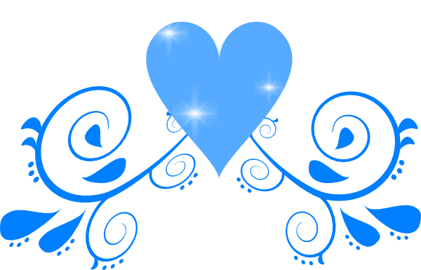 blue heart clip art free - photo #50