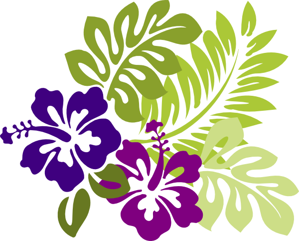 Hibiscus Purple Clip Art at Clker.com - vector clip art online, royalty