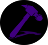 Purple Hammer Clip Art