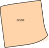 Beige Sticky Note Clip Art