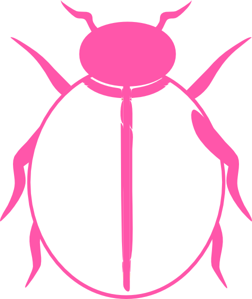 pink ladybug clip art free - photo #23