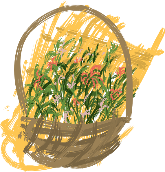 free clip art flower baskets - photo #30