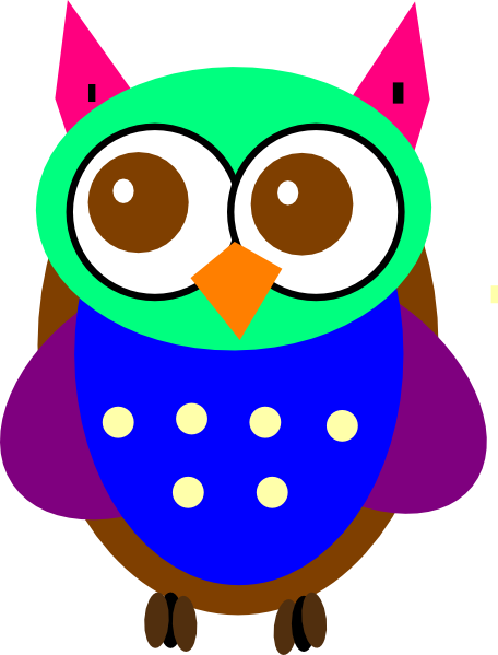 owl clip art red - photo #34