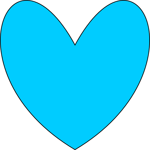 blue heart clip art free - photo #3