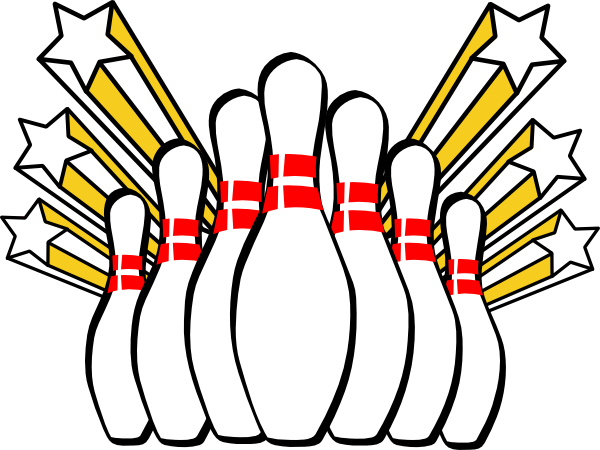 Bowling Pins Clip Art at Clker.com - vector clip art online, royalty