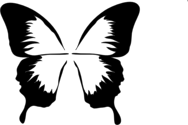 butterfly silhouette clip art free - photo #4