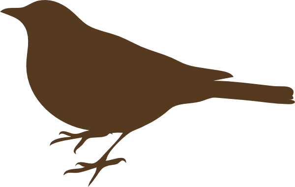 Brown Song Bird Clip Art at Clker.com - vector clip art online, royalty