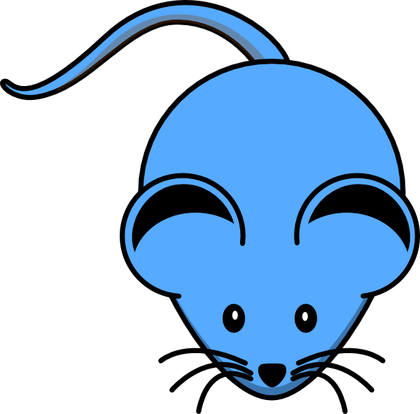 Blue Mouse Clip Art at Clker.com - vector clip art online, royalty free
