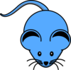 Blue Mouse Clip Art