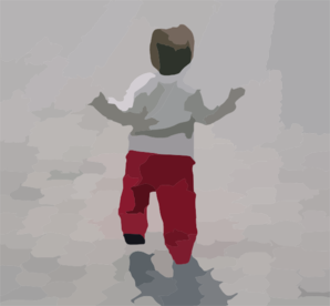 Baby Walking Away Clip Art at Clker.com - vector clip art online