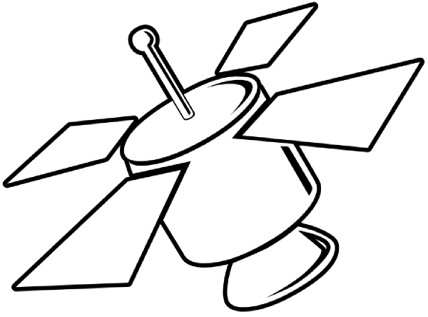 space satellite clipart - photo #9