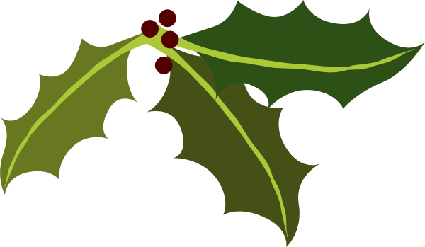 holly leaves clipart free - photo #16