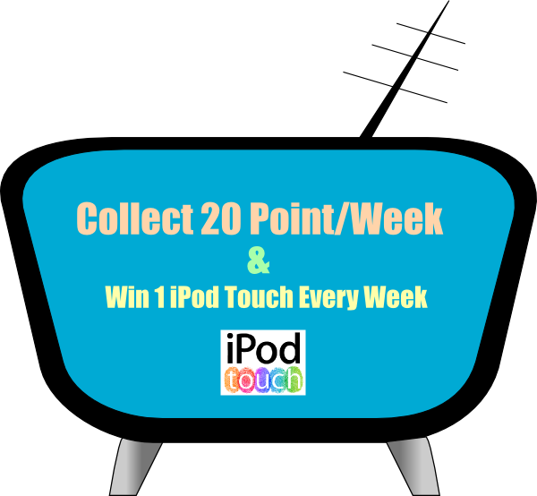 Win 1 Ipod Touch Every Week clip art