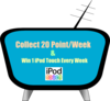 Win 1 Ipod Touch Every Week Clip Art