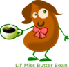 Girlie Bean Clip Art