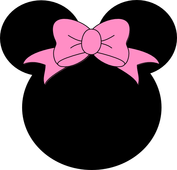 Featured image of post Minnie Mouse Bow Clipart Pink Embed this art into your website pink bow black trim