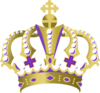 Purple King Crown Clip Art