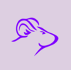 Purple Rat Clip Art