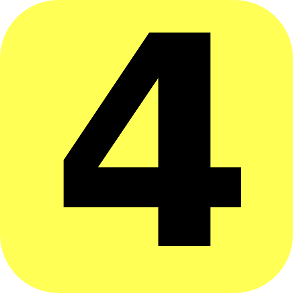 yellow numbers free clip art - photo #14