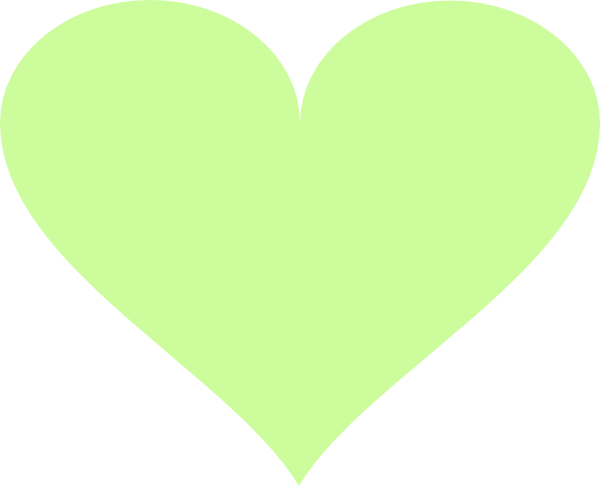 clipart green heart - photo #19