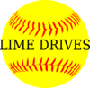 Softball Yellow Lime Drives Clip Art