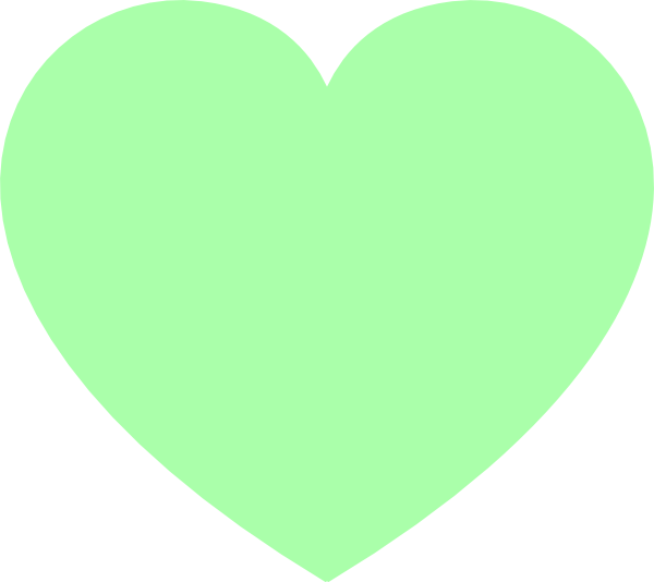 clipart green heart - photo #20