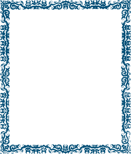 clip art borders blue - photo #16