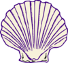 Purple Shell Clip Art