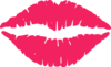 Hot Pink Lips Clip Art