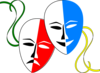 Theatre Masks Clip Art