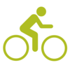Green Bicycle Clip Art