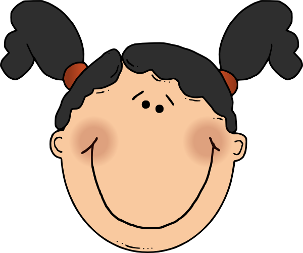 clipart girl smiling - photo #28