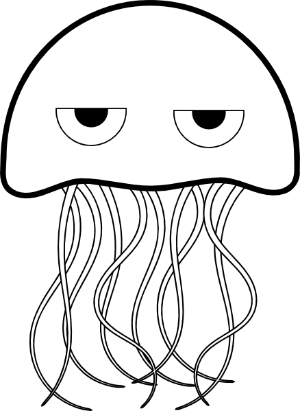 cartoon jellyfish clipart - photo #36