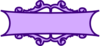 Purple Banner Scroll Clip Art