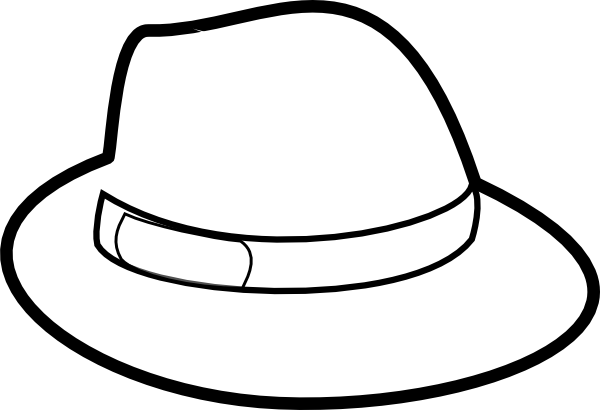 police hat clip art black and white - photo #48