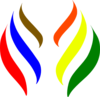 R&o&b  Flame Logo Clip Art