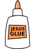Jesus Glue Clip Art