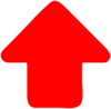 Red-arrow-up Clip Art