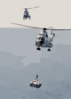 An Sa-330 Puma Helicopter Carries Supplies From Military Sealift Command Ship, Usns Saturn (tafs 10) Over To The Aircraft Carrier Uss Enterprise (cvn 65) During A Replenishment At Sea (ras) Clip Art