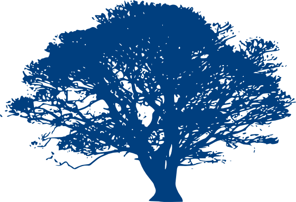 Blue Tree Clip Art at Clker.com - vector clip art online, royalty free