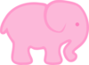 Pink Elephant Clip Art