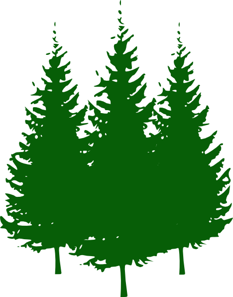 Pine Trees Clip Art at Clker.com - vector clip art online, royalty free