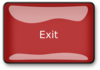 Public Exit Button Clip Art
